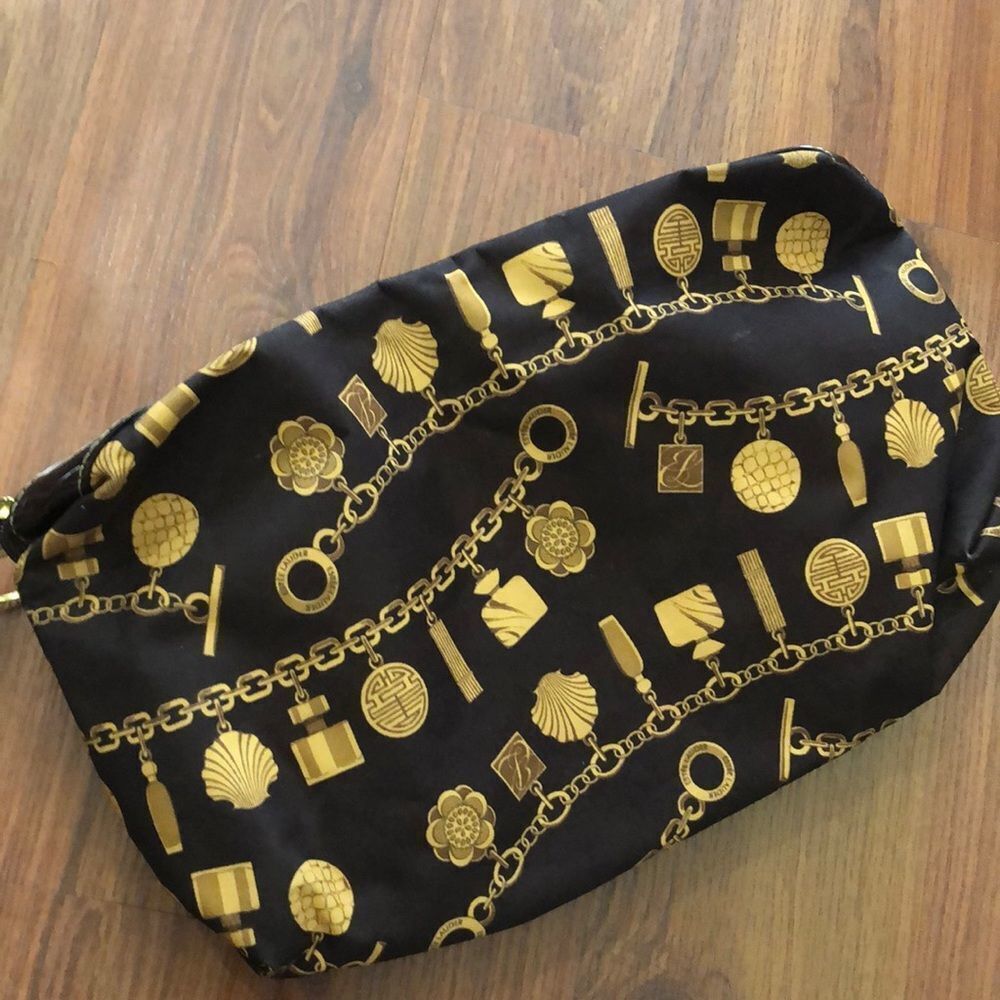 Estee Lauder jewel bracelet print make up bag case